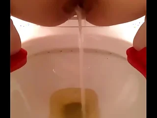 Chinese wife urethra pissing peeing pee m.